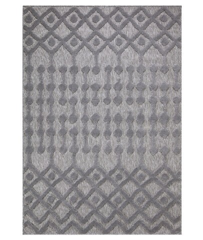 Covor, 58388A , 160x230 cm, Polipropilena, Gri