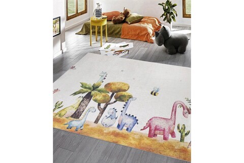 Covor de hol, 4034A, 80x200 cm, Catifea, Multicolor