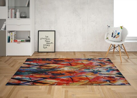 Covor de hol, Ansley, 80x150 cm, Poliester, Multicolor