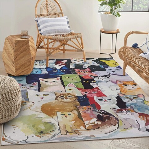 Covor, Woopamuk238, 160x230 cm, 70% bumbac/30% poliester, Multicolor