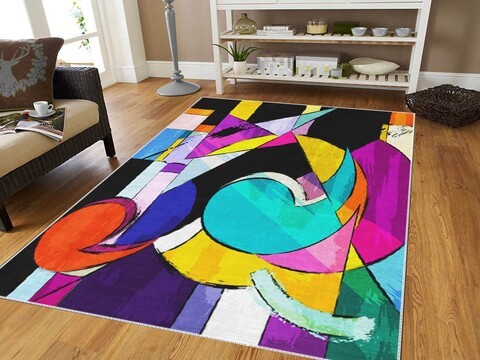 Covor, ym (136), 80x140 cm, Poliester, Multicolor