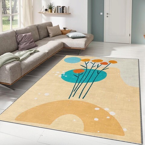 Covor, ALHO CARPET-47A , 120x180 cm, Poliester, Multicolor