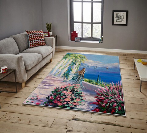 Covor, ASR CRPT-19 , 100x140 cm, Poliester, Multicolor