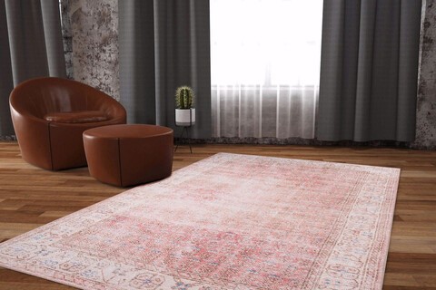 Covor de hol, Rustic AL 185 , 75x150 cm, Poliester , Multicolor