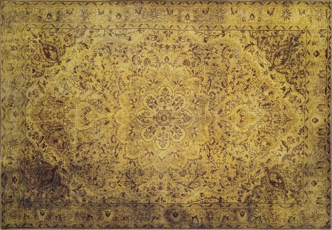 Covor de hol, Yellow AL 24 , 75x150 cm, Poliester , Multicolor