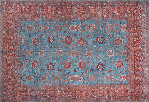 Covor de hol, Claret Red AL 170 , 75x230 cm, Poliester , Multicolor