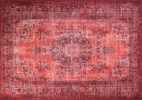 Covor de hol, Red AL 131 , 75x230 cm, Poliester , Multicolor