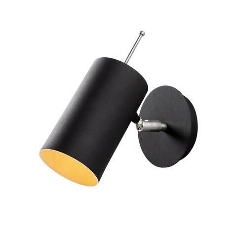 Lampa de perete Opviq Kem, E27, 100 W, 22x23 cm, negru