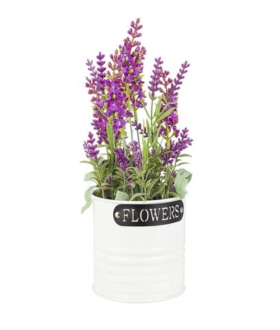 Floare artificiala Careen Lavender, Bizzotto, Ø10.5x28 cm, roz