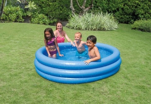 Piscina gonflabila Crystal Blue, 168x38 cm, polivinil, albastru