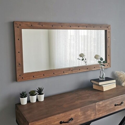 Oglinda decorativa Z11050CV, Neostill, 50 x 110 cm, walnut