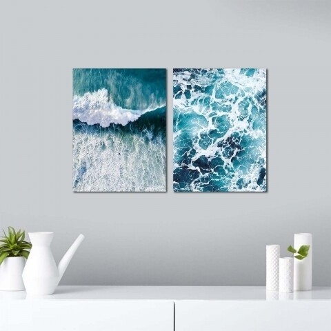 Set 2 tablouri decorative, Alpha Wall, Force of Nature, 30x40 cm