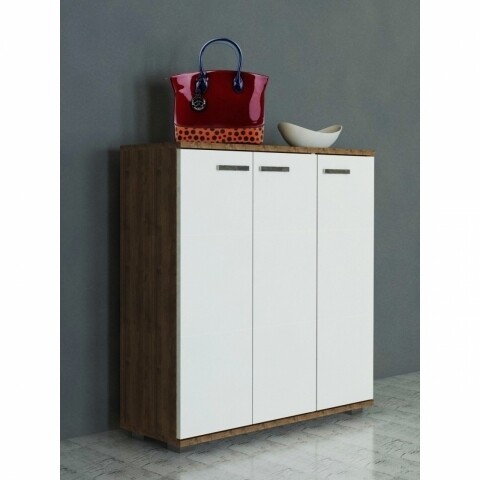 Pantofar Wooden Art, Sinem White Walnut, 89.1x29.5x93 cm