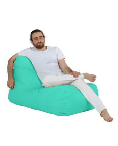 Fotoliu puf, Bean Bag, Ferndale Trendy, 105 x 75 cm, poliester impermeabil, turcoaz