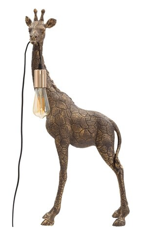 Lampa de masa Giraffe, Mauro Ferretti, 1 x E27, 40W, 40x22x80 cm, auriu