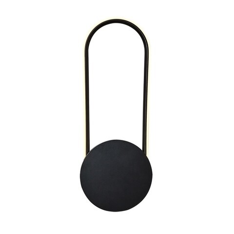 Aplica de perete, L1151 - Black, Lightric, 48 x 18 x 4 cm, LED, 16W, negru