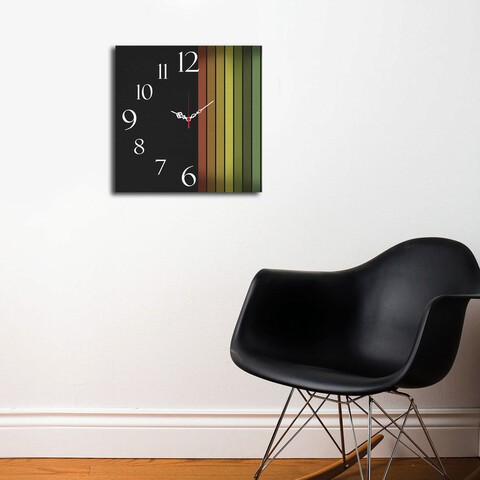 Ceas de perete, Msk-42, MDF, Dimensiune: 40 x 40 cm, Multicolor