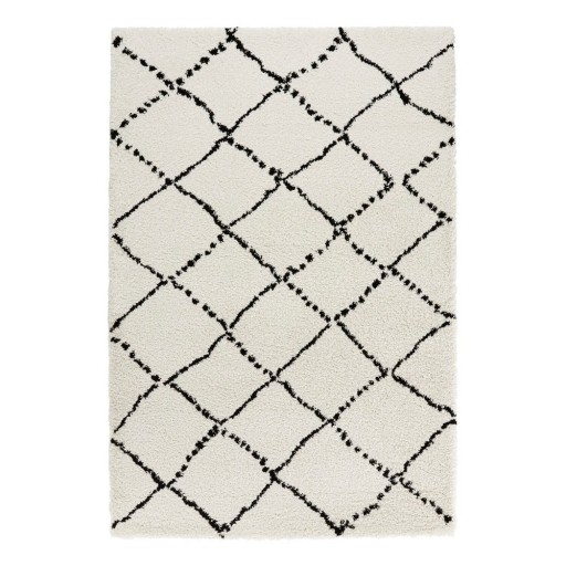 Covor Mint Rugs Hash, 120 x 170 cm, bej - negru