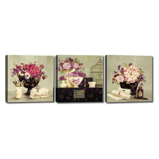 Set 3 tablouri Tablo Center Vases