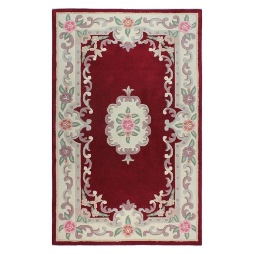 Covor din lână Flair Rugs Aubusson, 75 x 150 cm, roșu