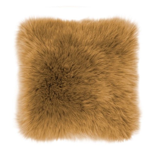 Pernă Tiseco Home Studio Sheepskin, 45 x 45 cm, maro