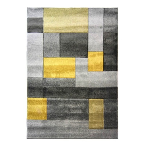 Covor Flair Rugs Cosmos, 120 x 170 cm, gri - galben