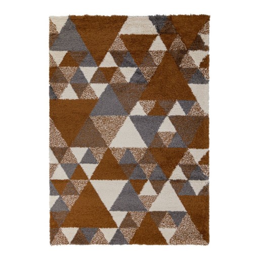 Covor Flair Rugs Nuru, 80 x 150 cm, portocaliu - gri