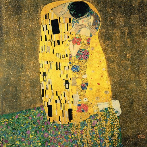 Reproducere tablou Gustav Klimt - The Kiss, 70 x 70 cm