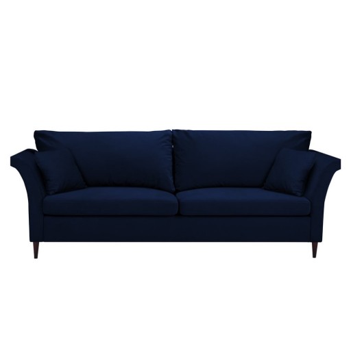 Canapea extensibilă cu spațiu pentru depozitare Mazzini Sofas Pivoine, albastru