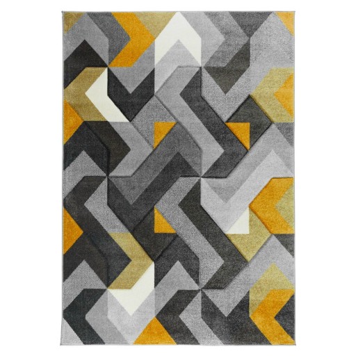 Covor Flair Rugs Aurora, 160x230 cm, verde- gri