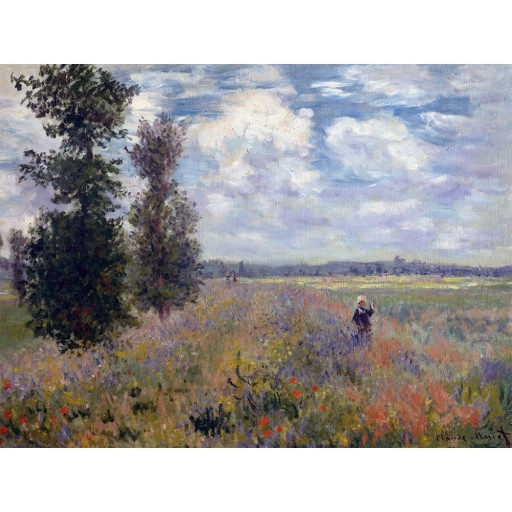 Reproducere tablou Claude Monet - Poppy Fields near Argenteuil, 40x30 cm