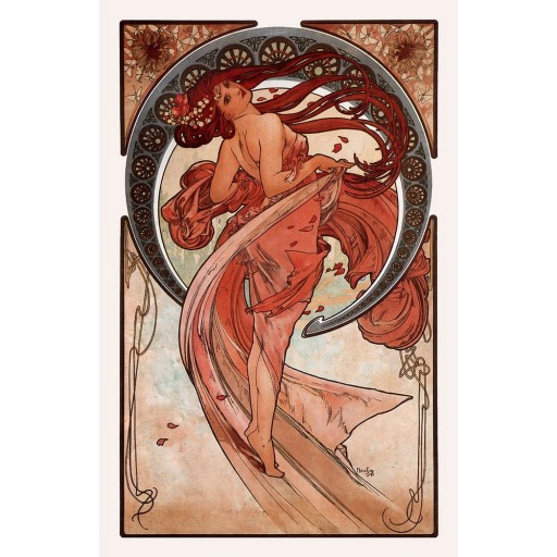 Reproducere tablou Alfons Mucha - Dance, 40 x 60 cm