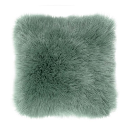 Pernă Tiseco Home Studio Sheepskin, 45 x 45 cm, verde