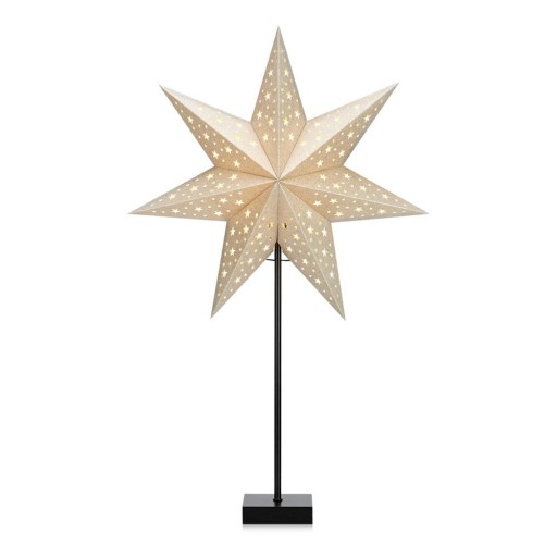 Decorațiune luminoasă aurie ø 45 cm cu model de Crăciun Solvalla – Markslöjd