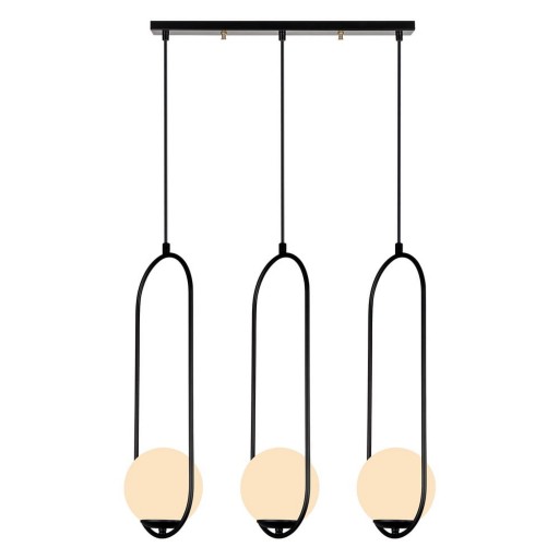 Lustră Squid Lighting Arch, înălțime 146 cm, negru