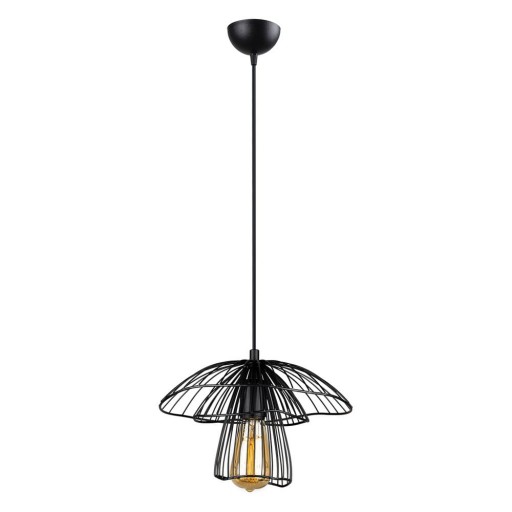 Lustră Squid Lighting Root, înălțime 117 cm, negru