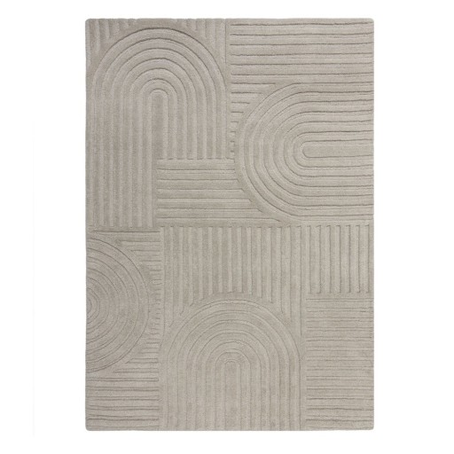 Covor din lână Flair Rugs Zen Garden 160 x 230 cm, gri