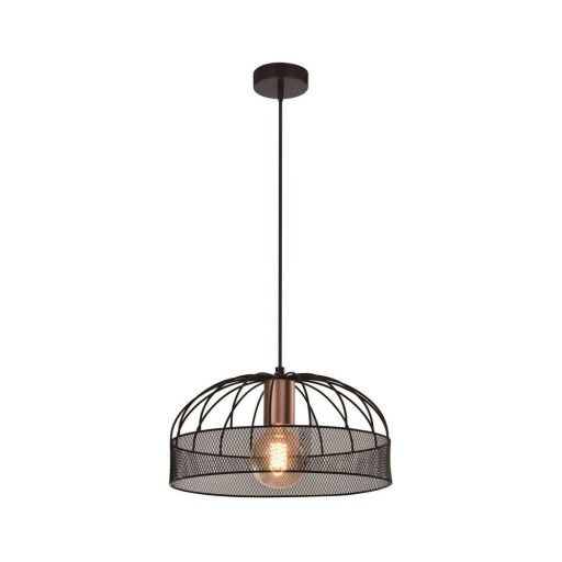 Lustră neagră din metal ø 30 cm Levi – Candellux Lighting