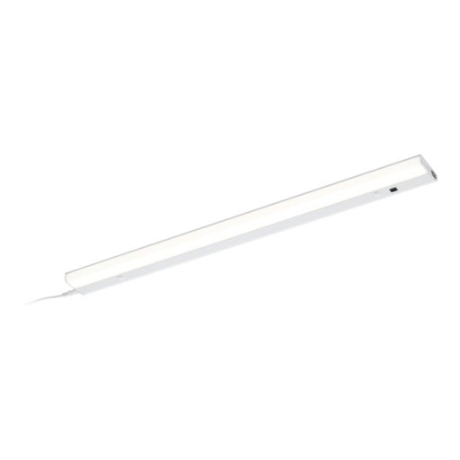 Aplică de perete albă LED (lungime 77 cm) Simeo – Trio