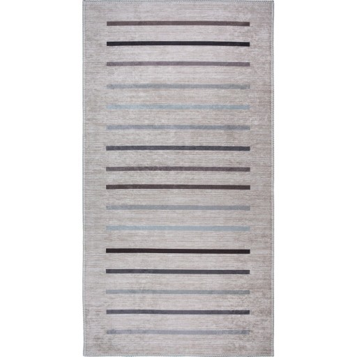 Covor tip traversă maro lavabil 80x200 cm – Vitaus