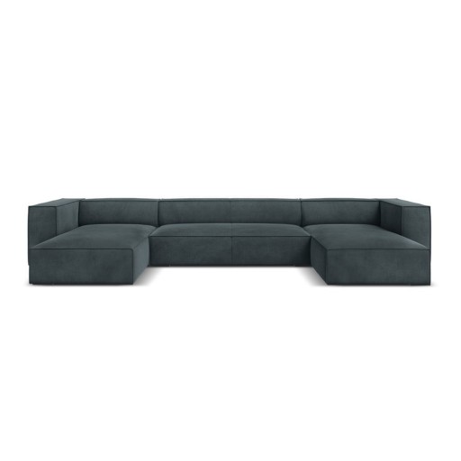 Colțar în culoarea petrolului/gri (în formă de "U") Madame – Windsor & Co Sofas