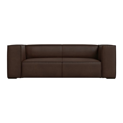 Canapea maro închis cu tapițerie din piele 212 cm Madame – Windsor & Co Sofas