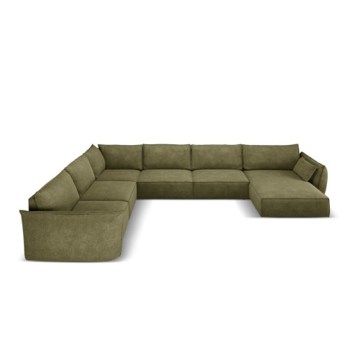 Colțar verde (pe partea stângă) Vanda – Mazzini Sofas