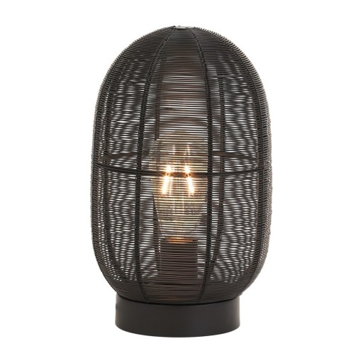 Veioză neagră (înălțime 30 cm) Ophra – Light & Living