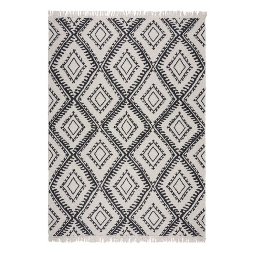 Covor negru-alb 120x170 cm Alix – Flair Rugs