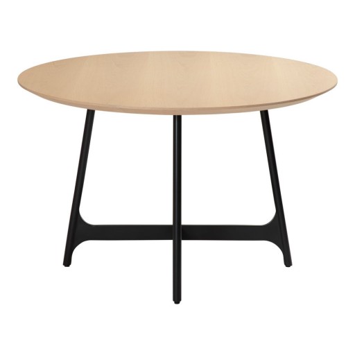 Masă de dining rotundă cu blat cu aspect de lemn de stejar ø 120 cm Ooid – DAN-FORM Denmark