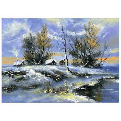 Tablou 70x50 cm Winter – Wallity