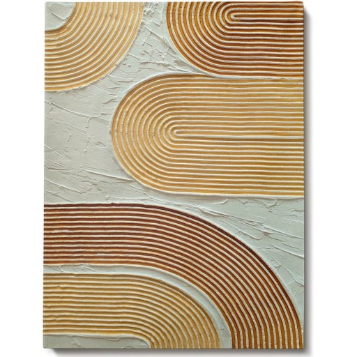 Tablou pictat manual 50x70 cm 3D Canvas – Wallity