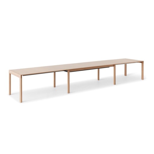 Masă de dining extensibilă cu blat cu aspect de lemn de stejar 96x220 cm Join by Hammel – Hammel Furniture