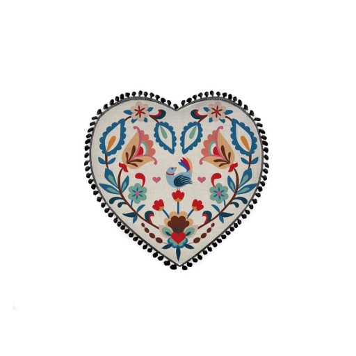 Pernă decorativă 45x45 cm Heart – Madre Selva